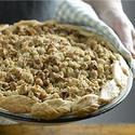 California Walnut Streusel Apple Pie