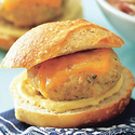 Turkey Mini-Burgers with Warm Potato Salad
