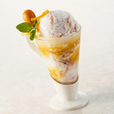 Frozen Yogurt Apricot Float