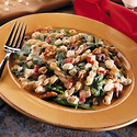 Greek Turkey Feta Pasta Toss with Buttermilk Dressing